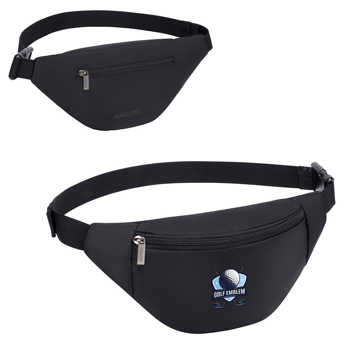 Black AeroLOFT® ECO Anywhere Belt Bag
