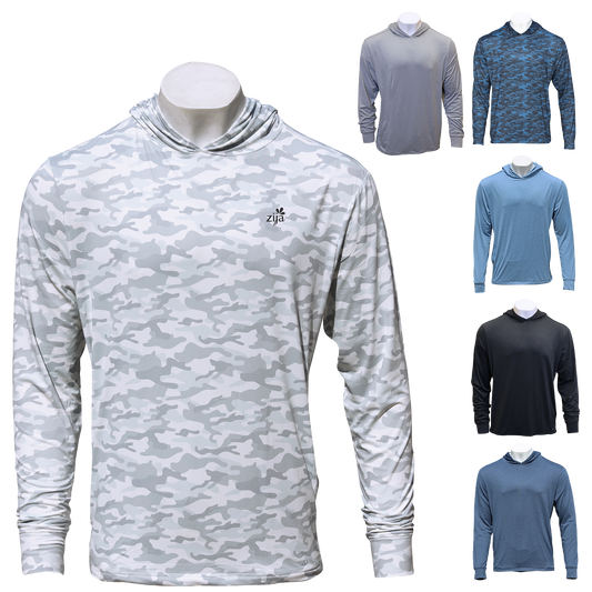 Black Dark Heather Anderson Ord Blacks Beach Mens Hoodie - S