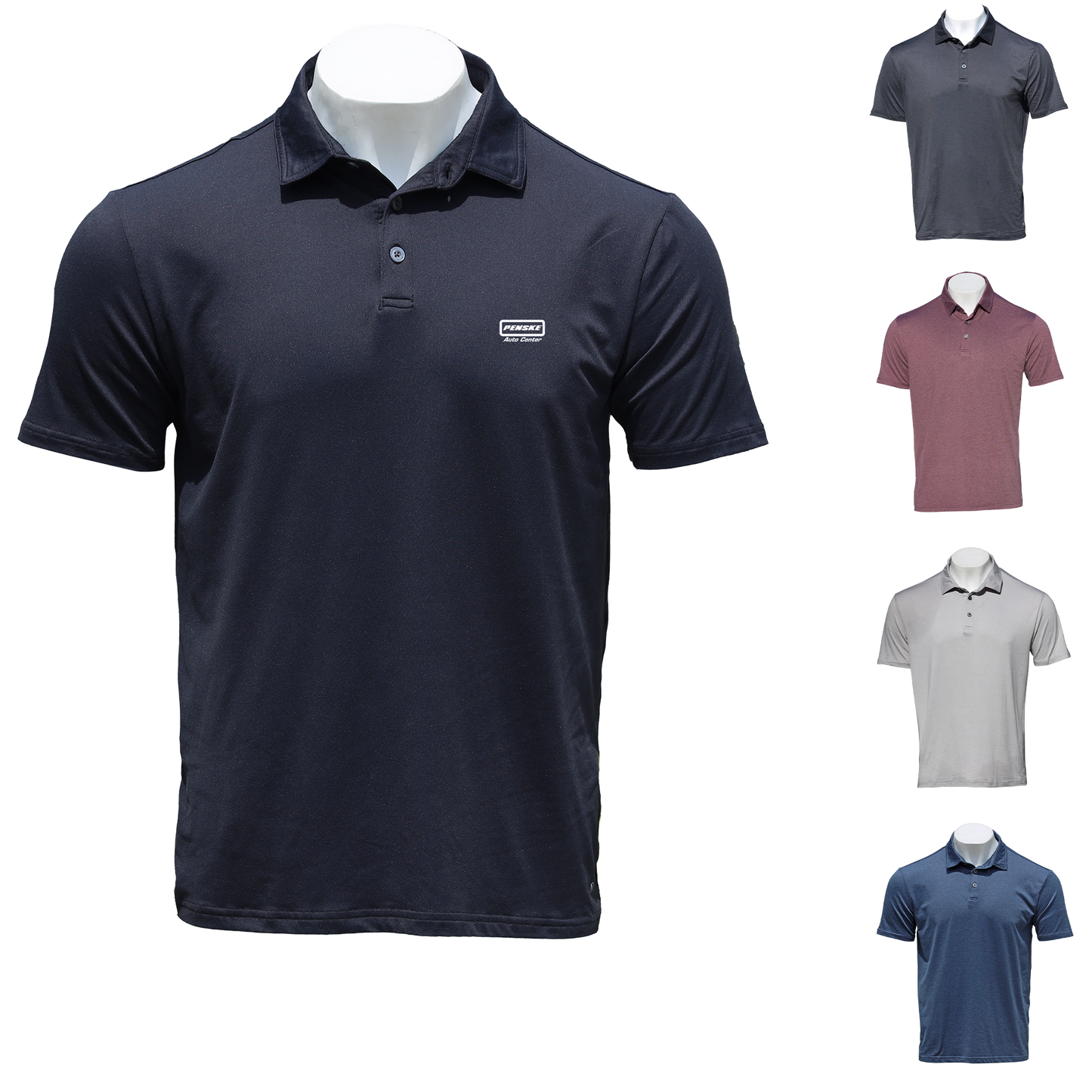 Black Anderson Ord Mens Gamer Solid Polo - S