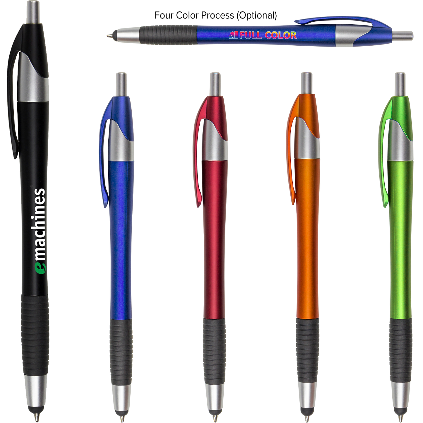 Black Black Archer2 Stylus Gripper Pen With Black Ink