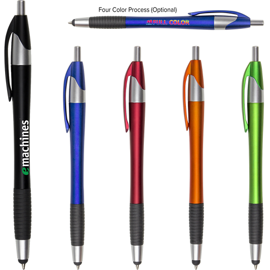 Black Black Archer2 Stylus Gripper Pen With Black Ink