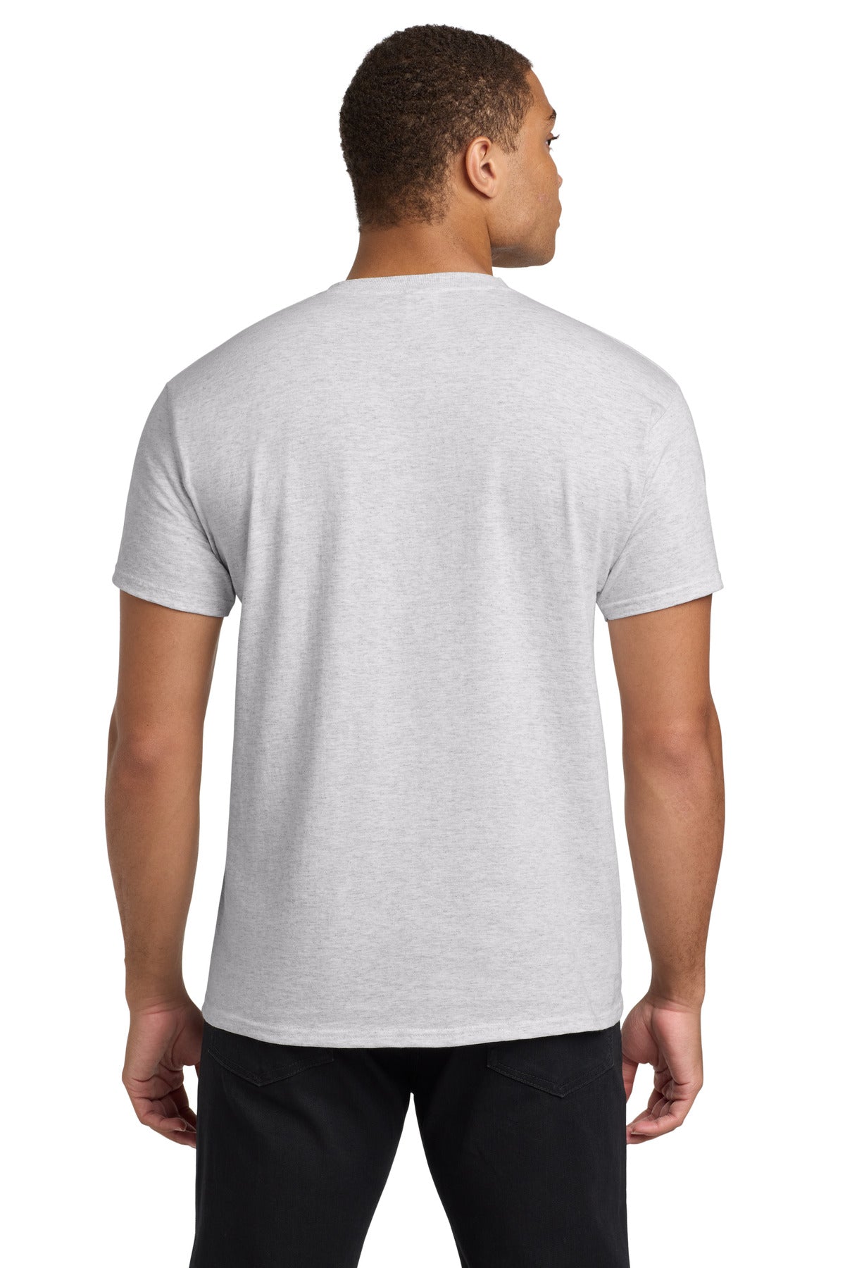 Ash Hanes - Authentic 100% Cotton T-Shirt with Pocket. 5590