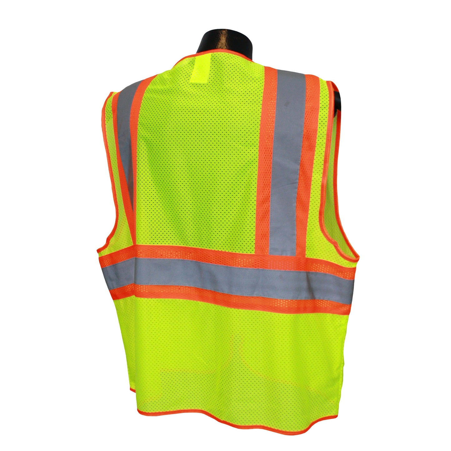 LHV-5ANSI-CT Type R Class 2 3.5oz Poly Mesh Safety Vest - Green - Size 2X