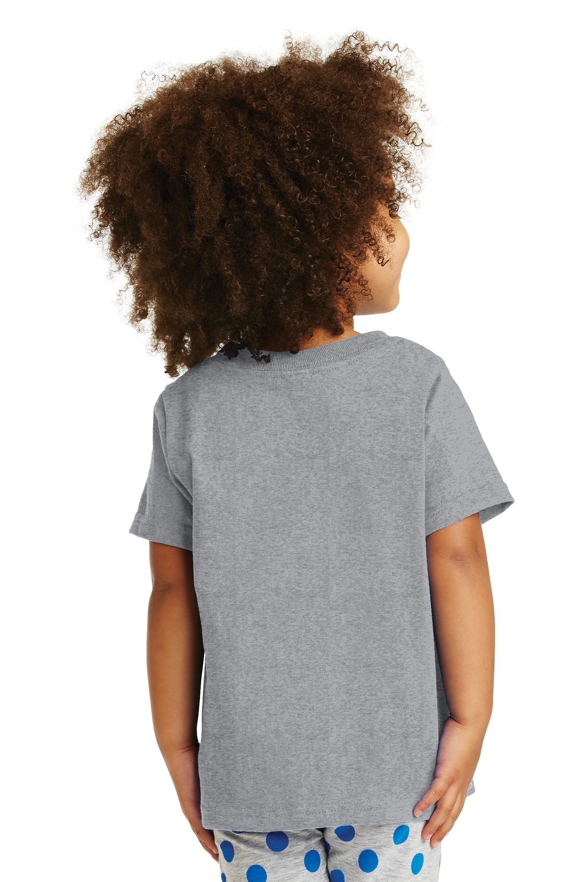 Athl Heather Port & Company Toddler Core Cotton Tee. CAR54T