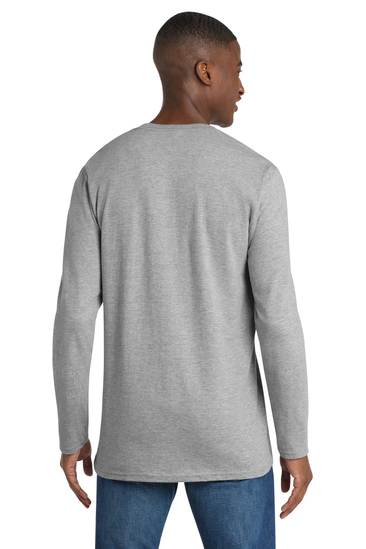 Athletic Hthr Port & Company Long Sleeve Bouncer Tee PC600LS