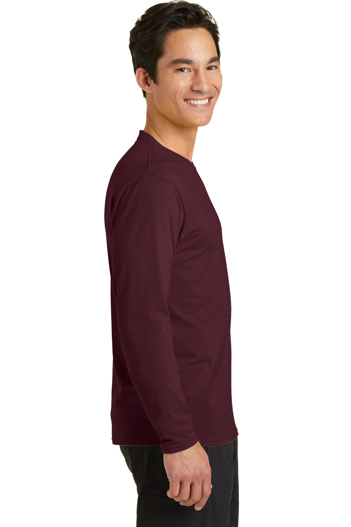 Athletic Mar Port & Company Long Sleeve Performance Blend Tee. PC381LS