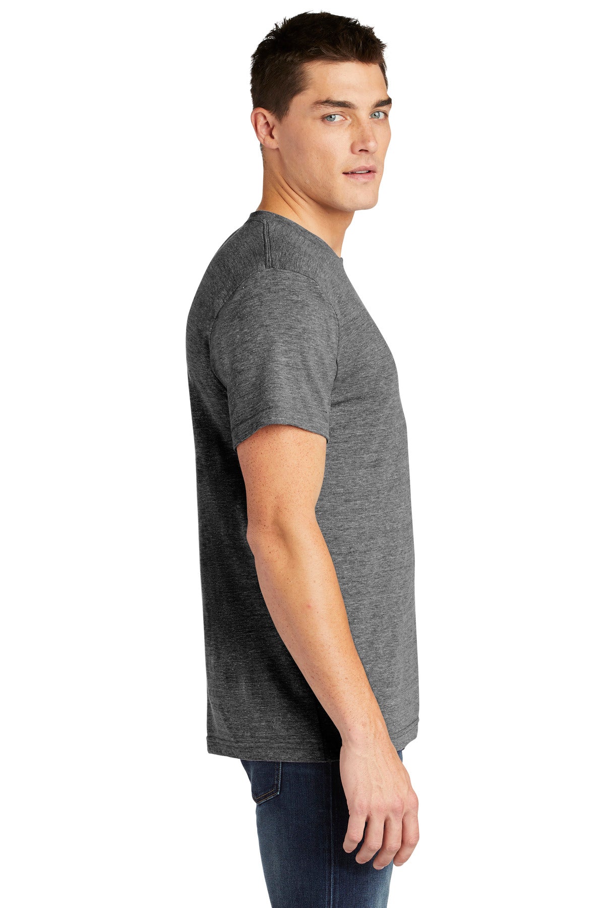 AthlGrey American Apparel Tri-Blend Short Sleeve Track T-Shirt TR401
