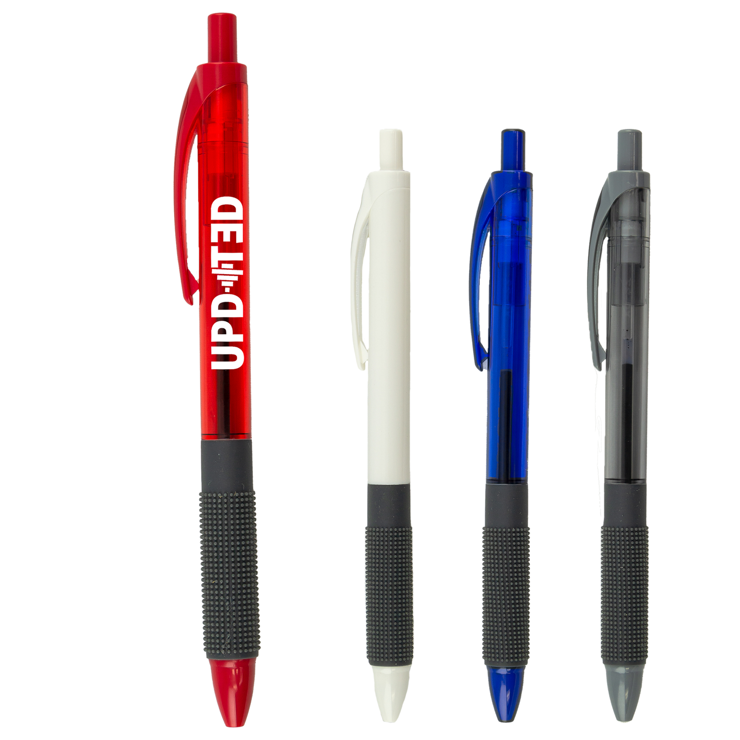 Blue Author Translucent Pen With Massage Grip