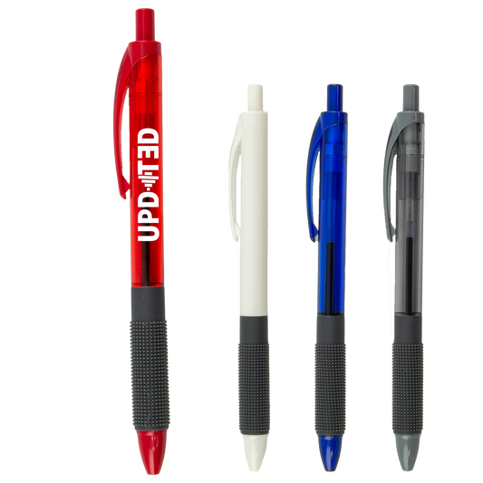 Blue Author Translucent Pen With Massage Grip