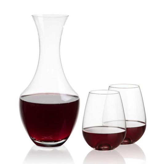 Oldham Carafe & Edderton Stemless Wine