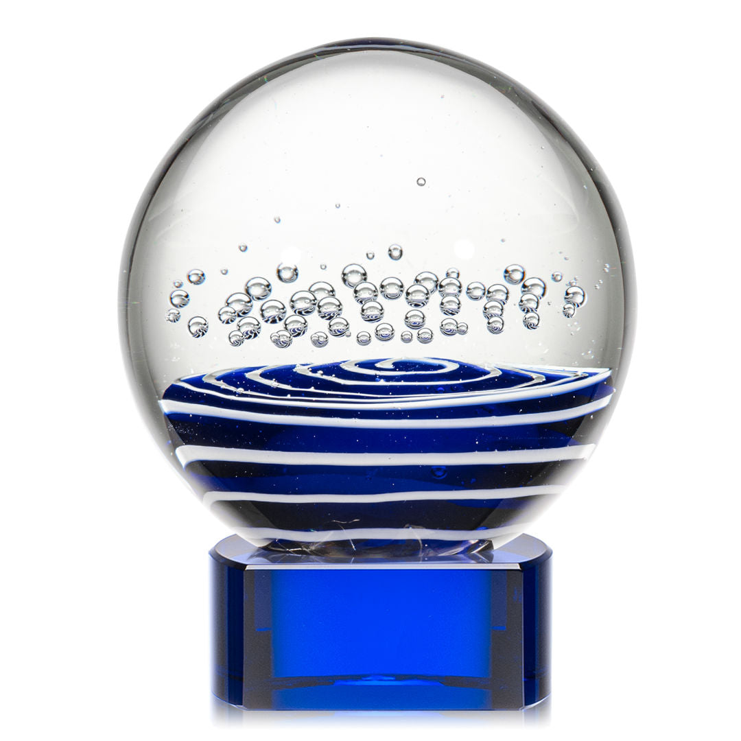 Tranquility Award on Paragon Base - Blue