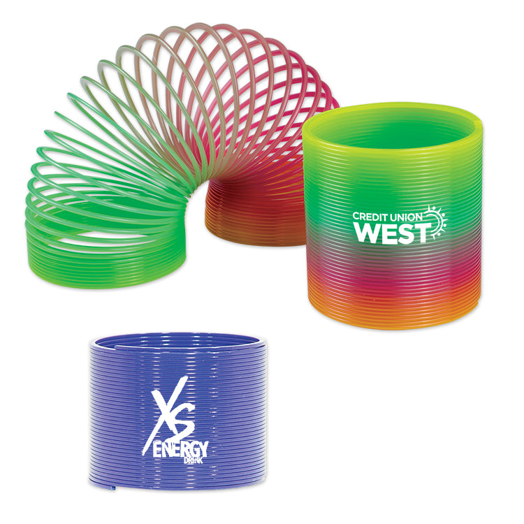 Blue Plastic Spring Coil Toy