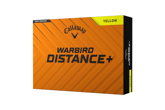 Callaway Warbird Distance+ Golf Balls - Yellow