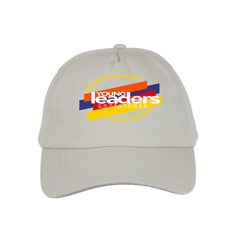 “CAMPBELL” 5-Panel “Dad” Hat with Tuck Strap & Slide Buckle Adjuster