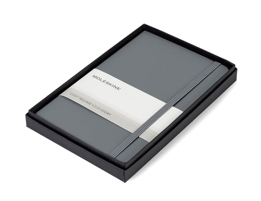 Slate Grey Moleskine® Medium Notebook Gift Set