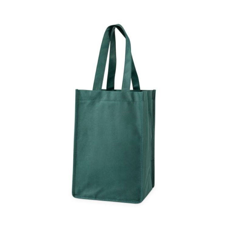 True® 4 Bottle Non-Woven Wine Tote