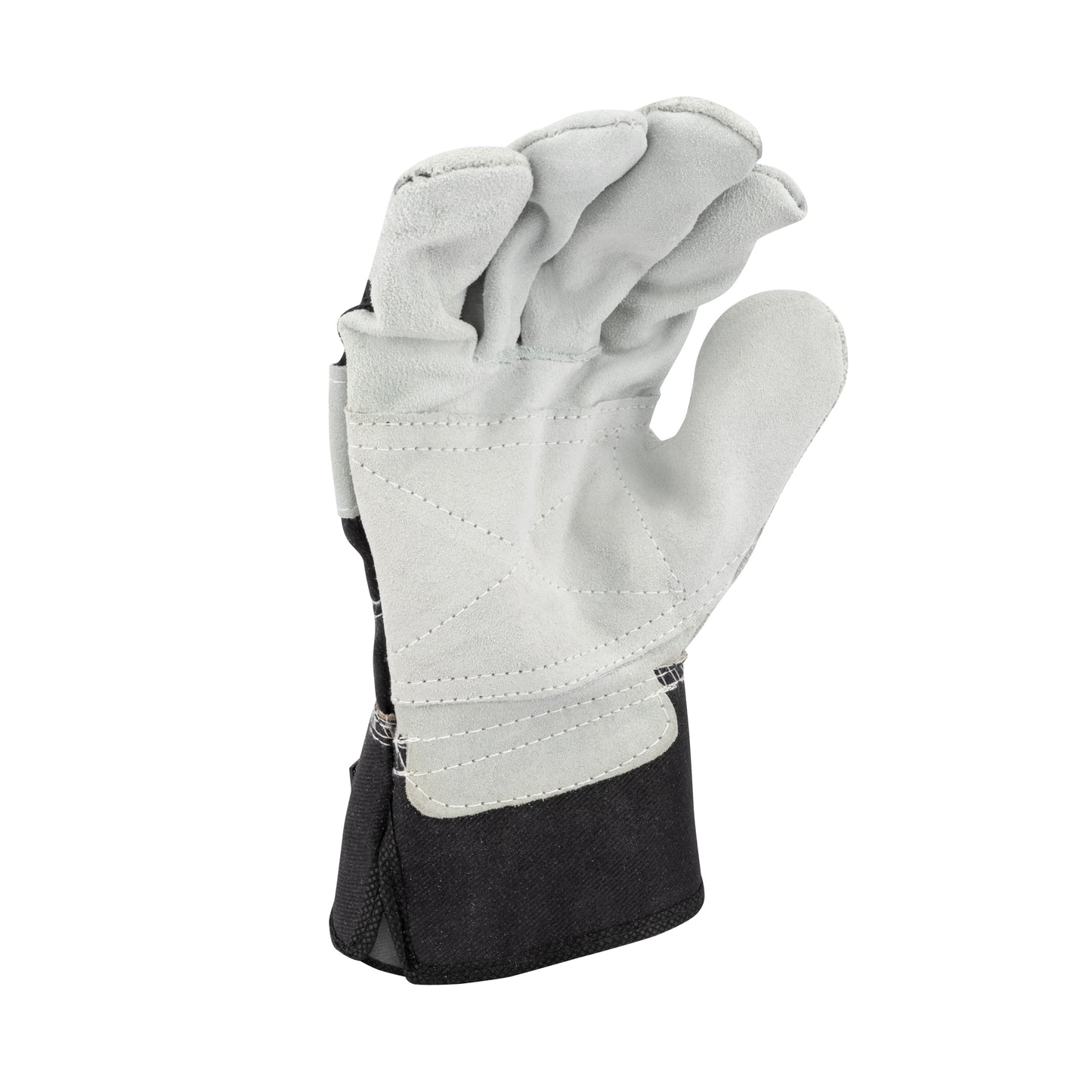 DPG41 Select Shoulder Cowhide Leather Palm Glove - Size L - Gray and Black