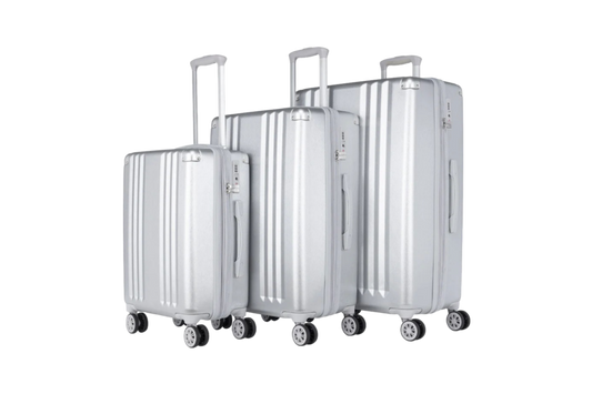 CALPAK Ambeur 3-Piece Luggage Set Silver