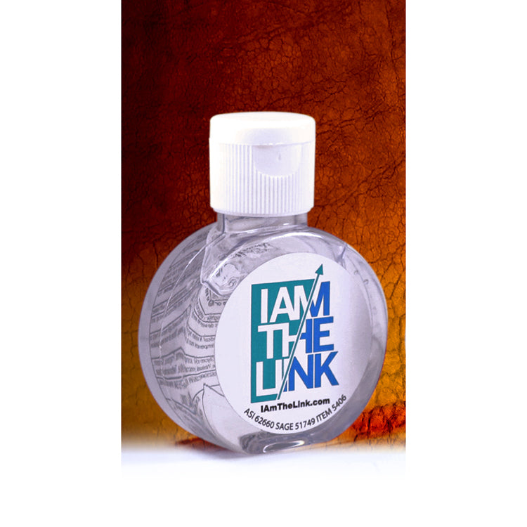 “CirPal” 1 oz Compact Hand Sanitizer Antibacterial Gel in Round Flip-Top Squeeze Bottle