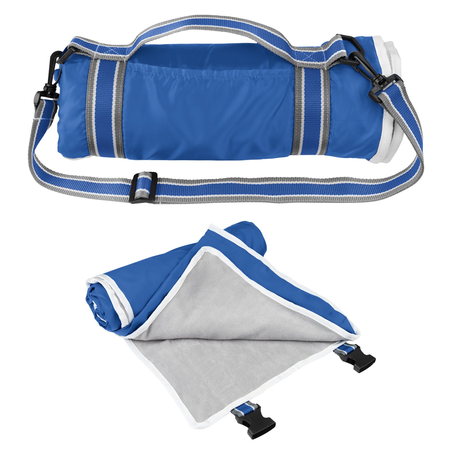 Riverside rPET Roll-Up Blanket With Carrying Handle