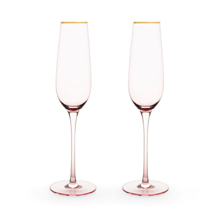 Twine Living® Rose Crystal Champagne Flute