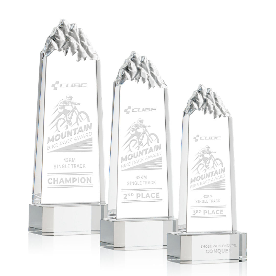 Himalayas Tower Award on Base - Clear