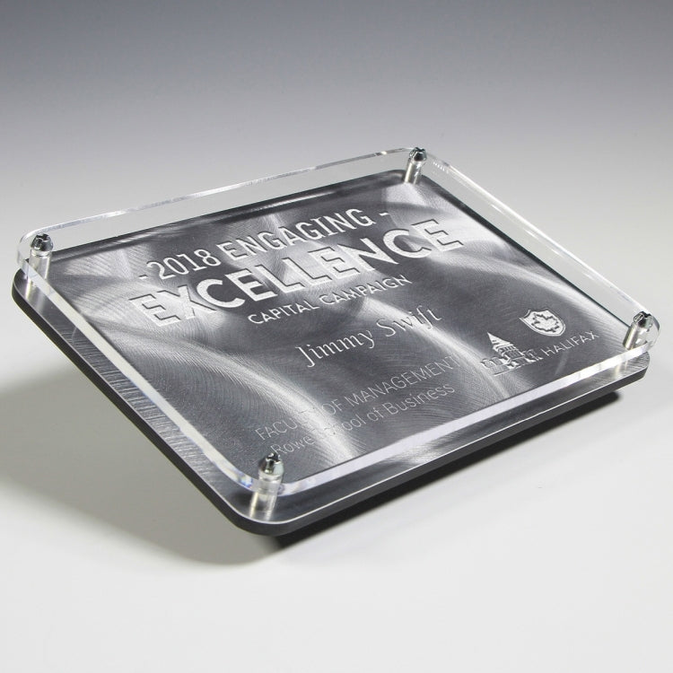 Spirit Floating Awards - Laser Engraved - (7" x 5" x 11/18")