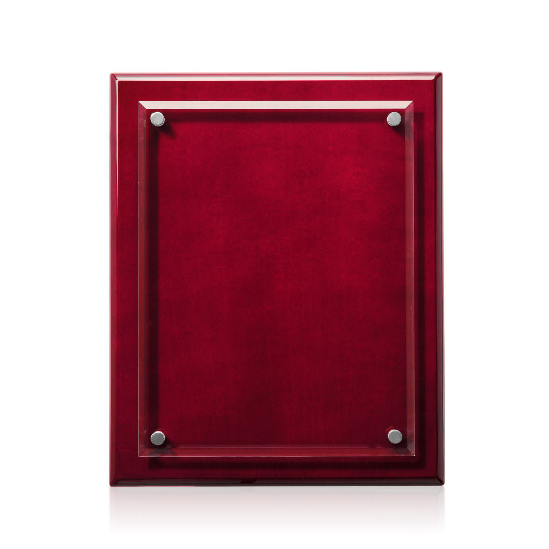 Caledon Plaque - Rosewood/Silver
