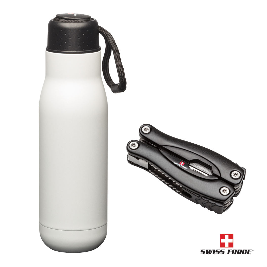 Swiss Force® Bonam Bottle & Multi-Tool Gift Set