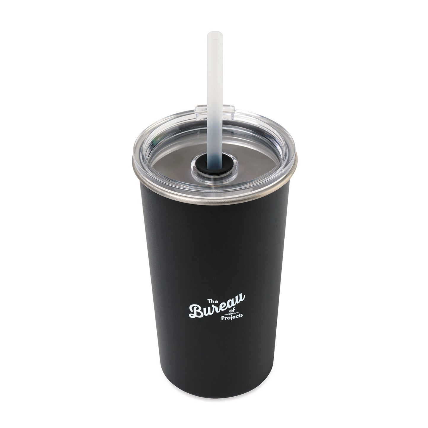 Black Arlo Classics Stainless Steel Tumbler with Straw - 20 Oz.