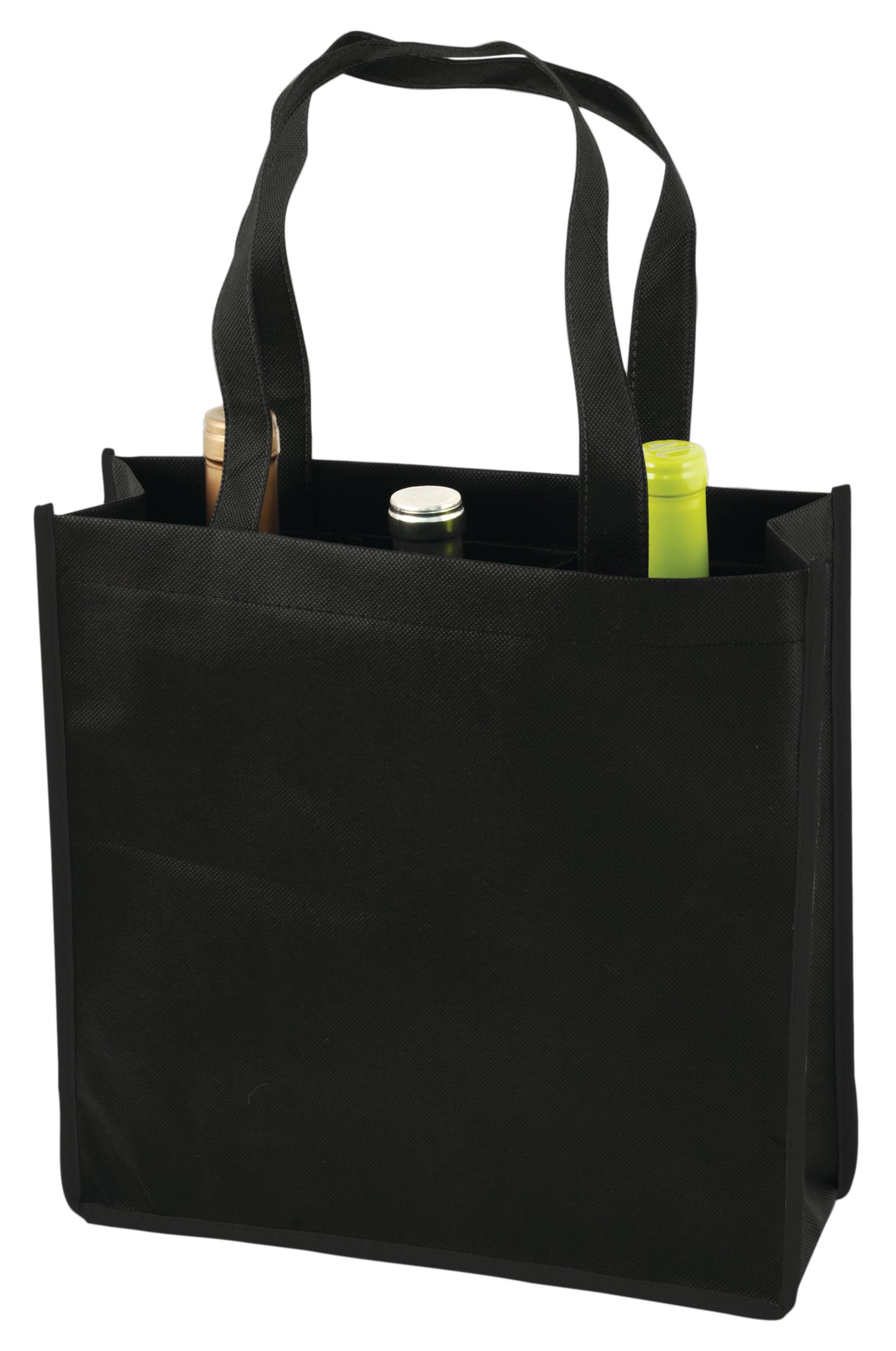 True® 3 Bottle Non-Woven Wine Tote