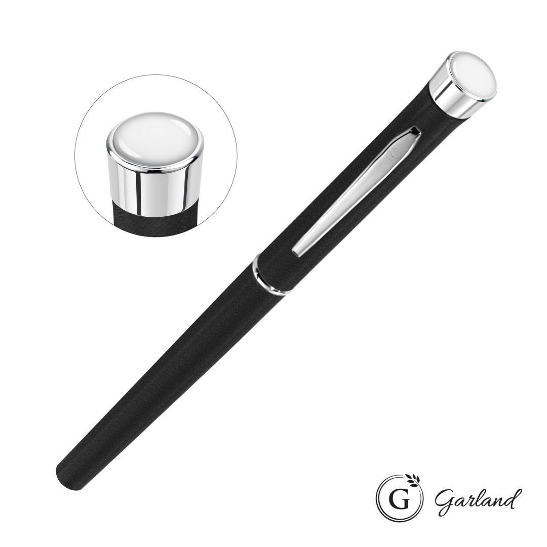 Garland® Tactical Custom Textured Rollerball Pen - Chrome