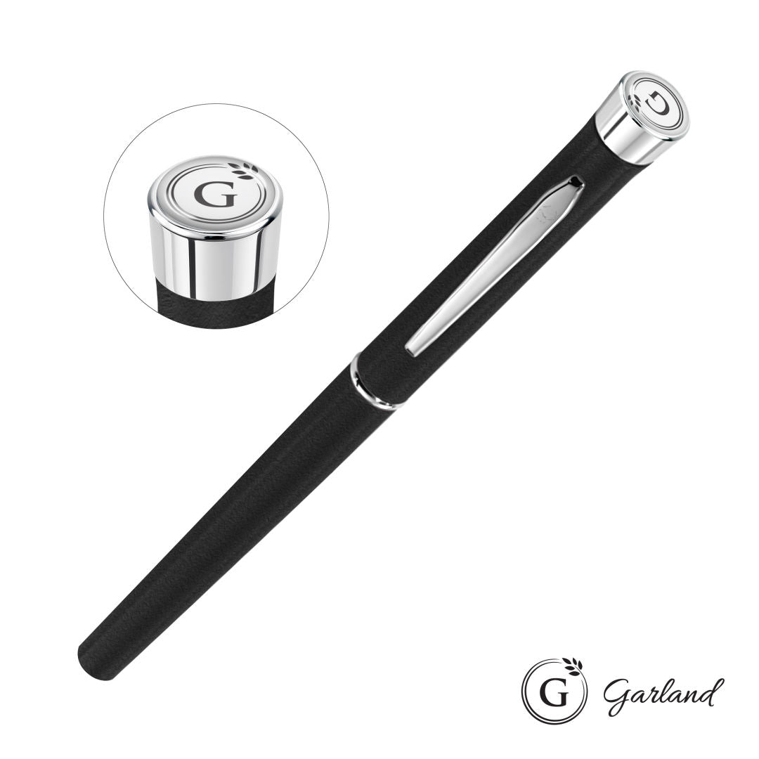 Garland® Tactical Textured Rollerball Pen - Chrome