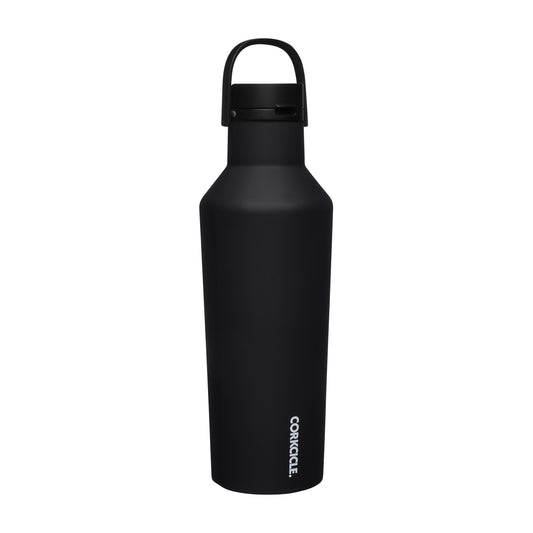 Matte Black CORKCICLE® Sport Canteen Soft Touch 32 oz