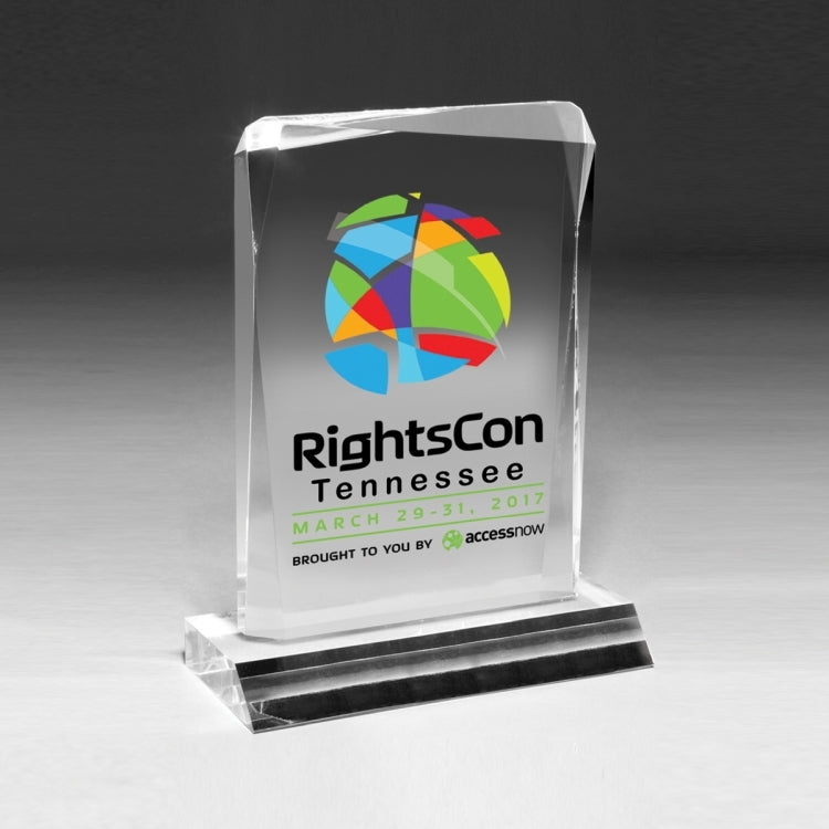 Jewel Award Laser Engraved Award