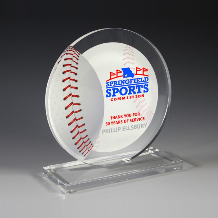 Laser Engrave - Baseball Achievement Award (5-3/4" x 6 1/4")
