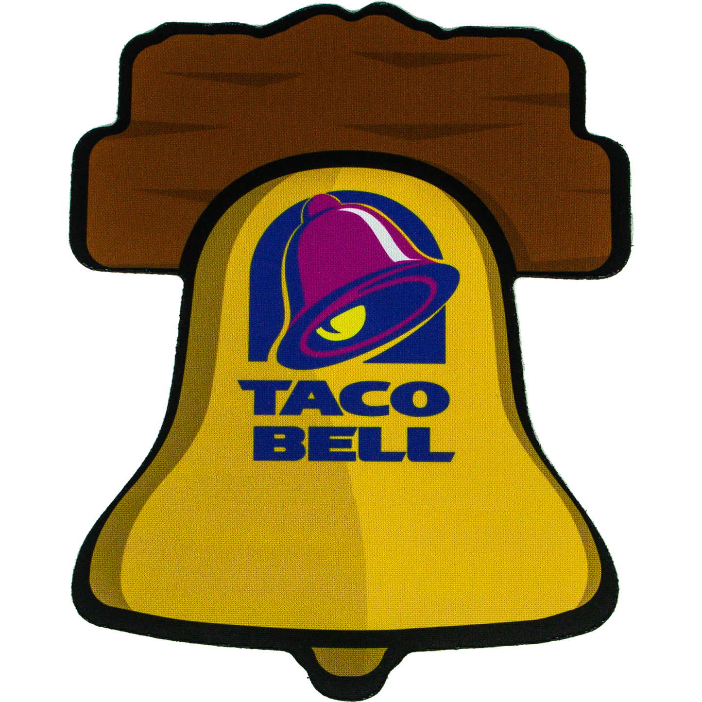 White Bell Shape Soft Mouse Pad 6.38"x8"x0.125"