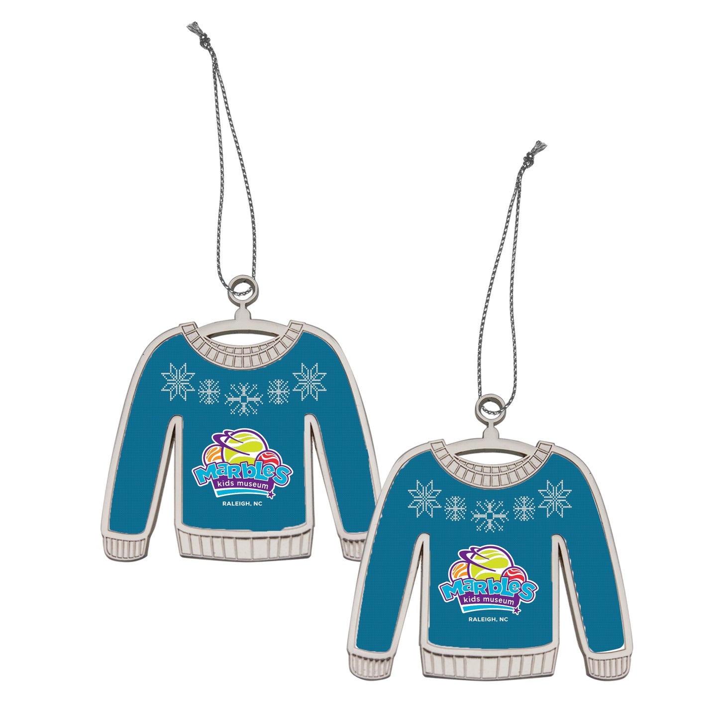 Ugly Sweater Holiday Ornament (2-Sided)