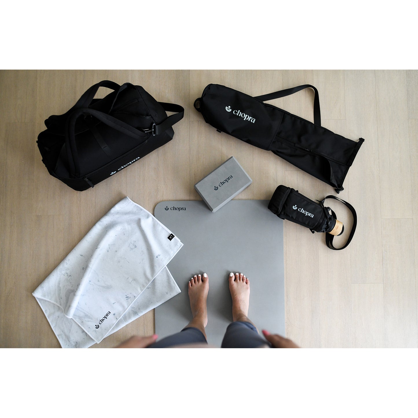 Black Restore Yoga Bag and Mat
