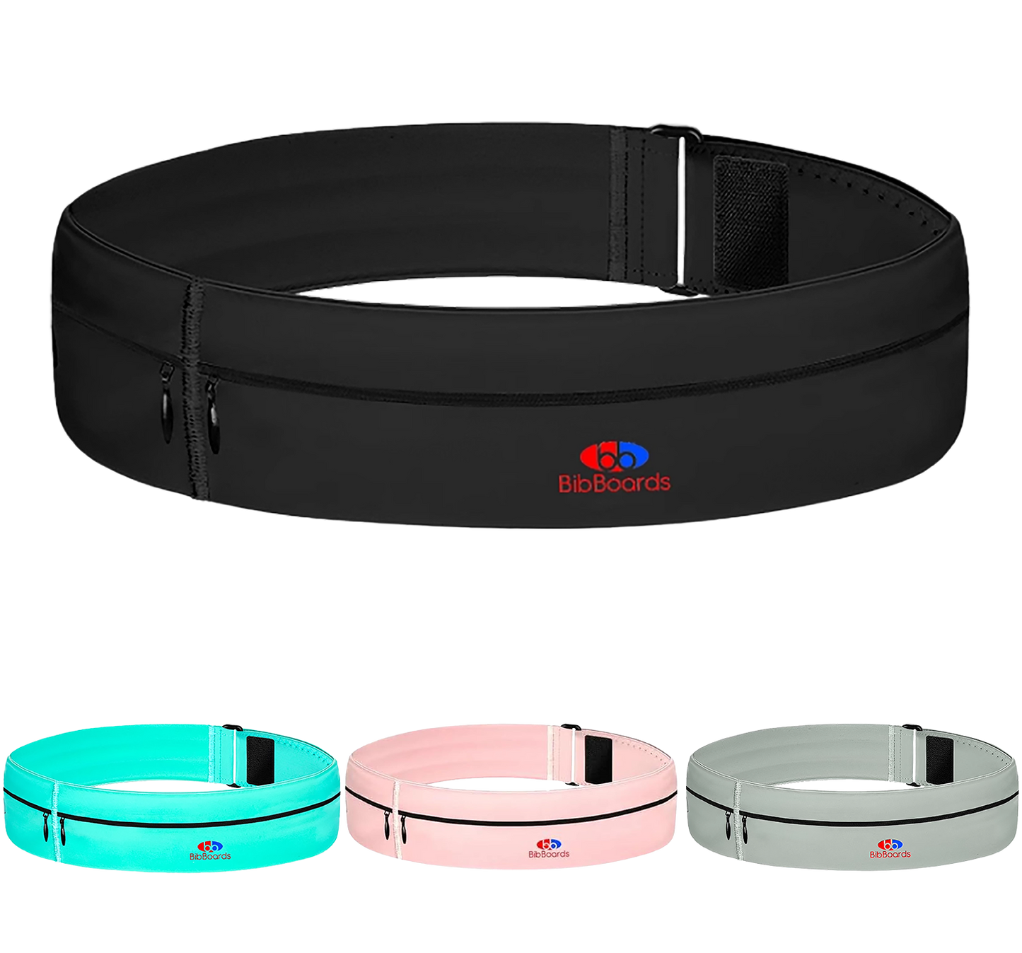 Black BibBoards Run Belt - 38