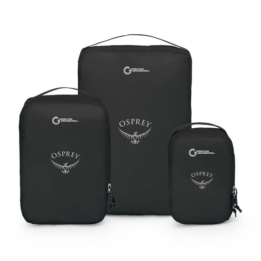 Black Osprey Ultralight Packing Cube Set