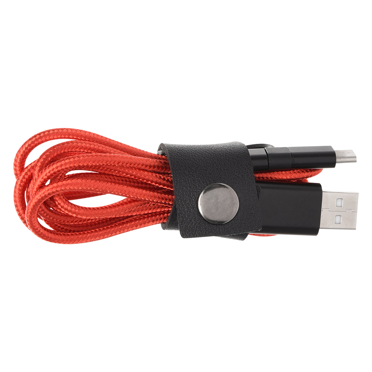 BLACK 10' Charging Cable & Snap Wrap Kit plain grouped