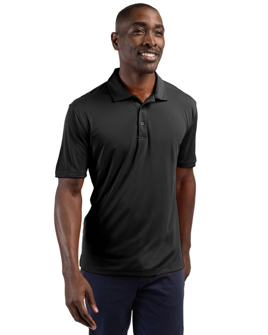 Black Clique Parma Tech Jersey Mens Polo - S