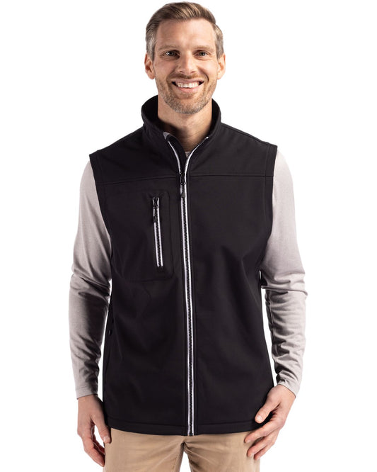 Black Clique Telemark Eco Stretch Softshell Mens Vest - S