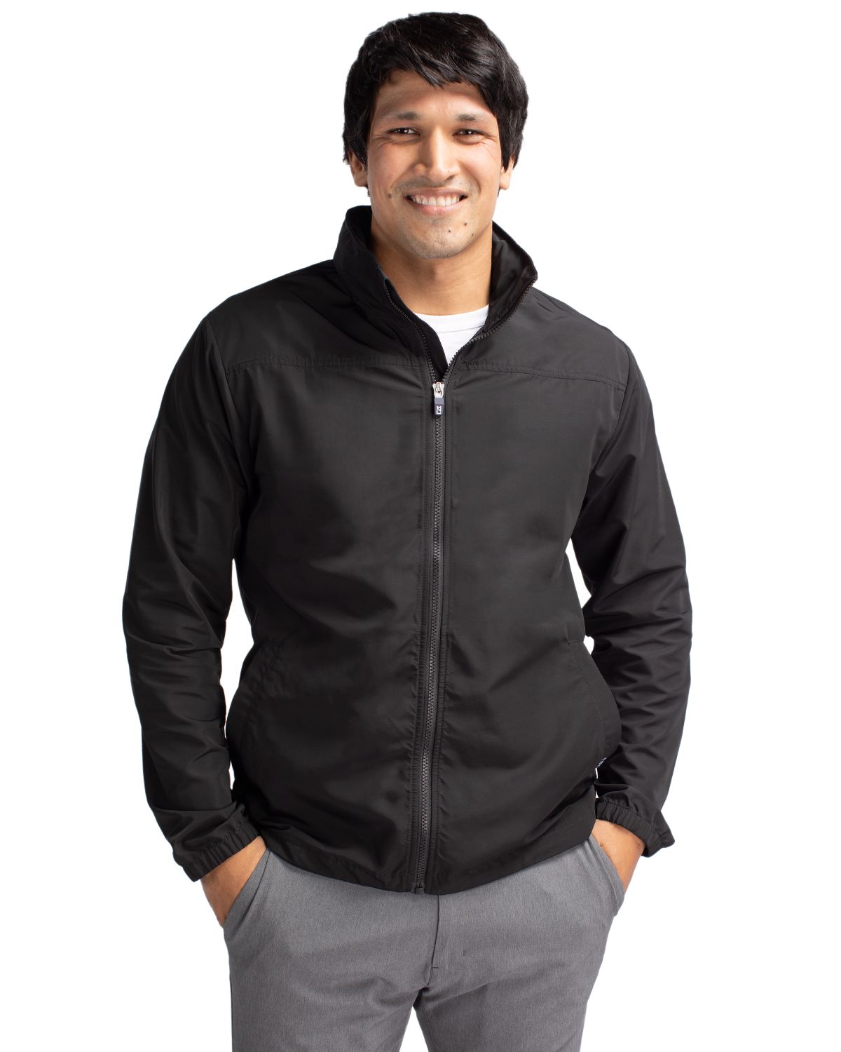 Cutter & Buck Charter Eco Knit Recycled Big & Tall Full-Zip Jacket Big & Tall