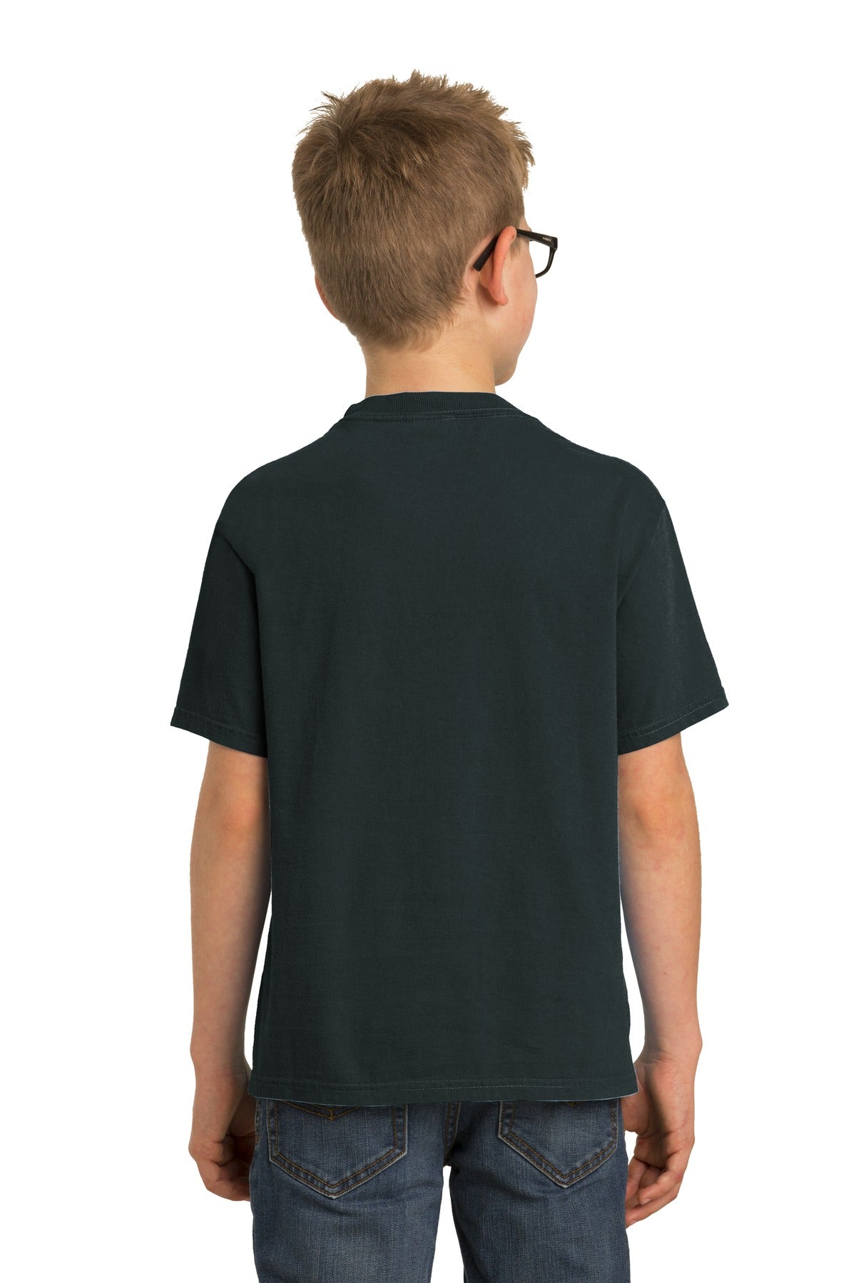 Black Port & Company Youth Beach Wash Garment-Dyed Tee. PC099Y