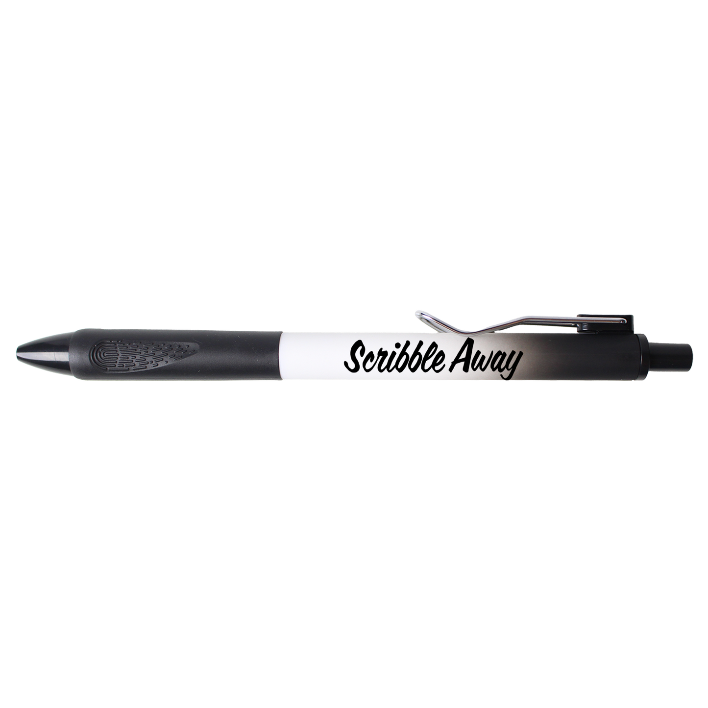 Recycled Ombre Pen with a Rubber Grip & Metal Clip