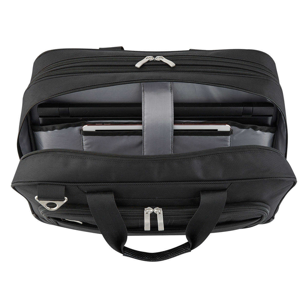 BLACK Superlative Laptop Briefcase grouped