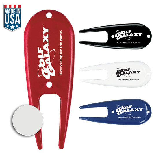 Black,Blue,Red,White Divot Fixer with Ball Marker