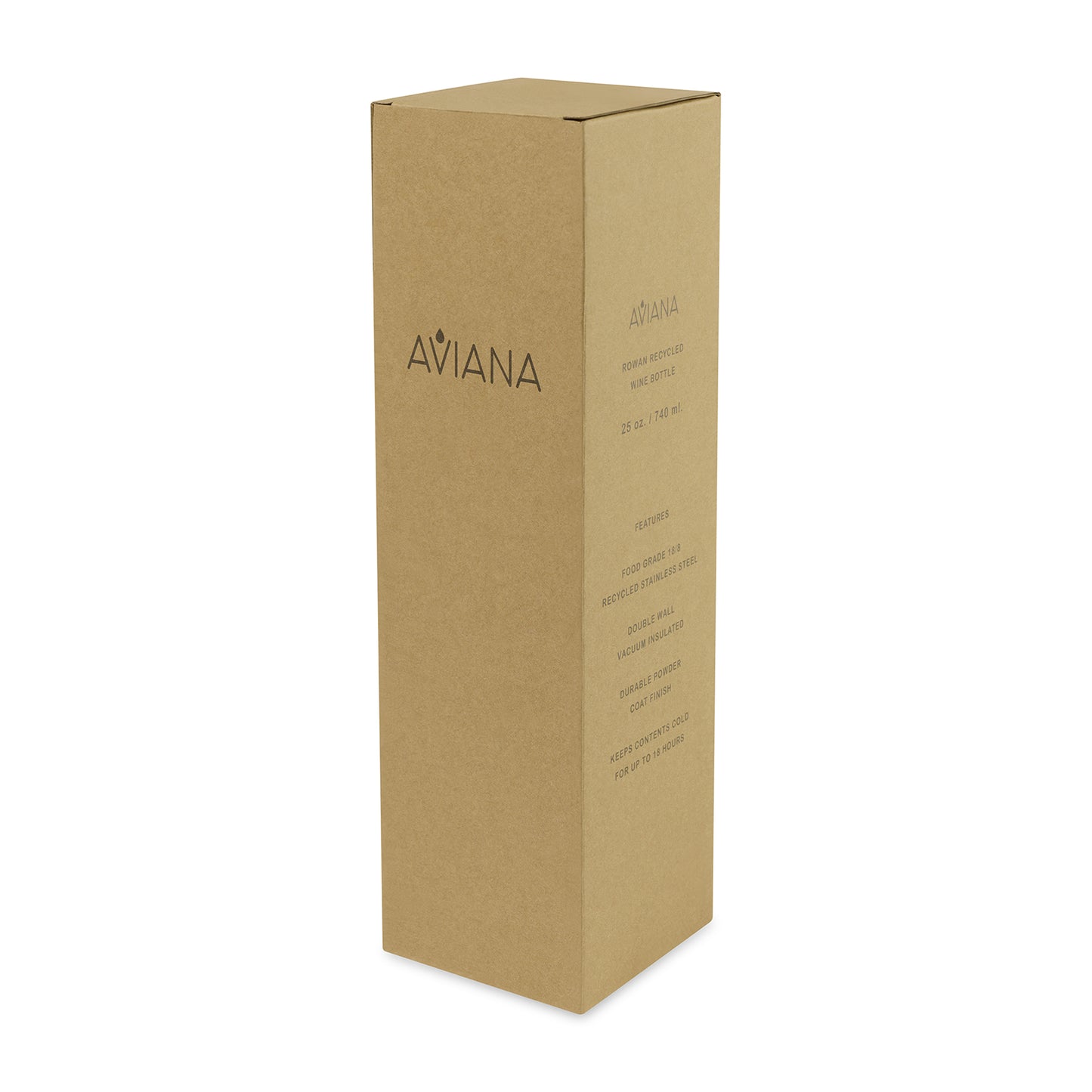 Black Aviana™ Rowan Recycled Water Bottle - 25 Oz.